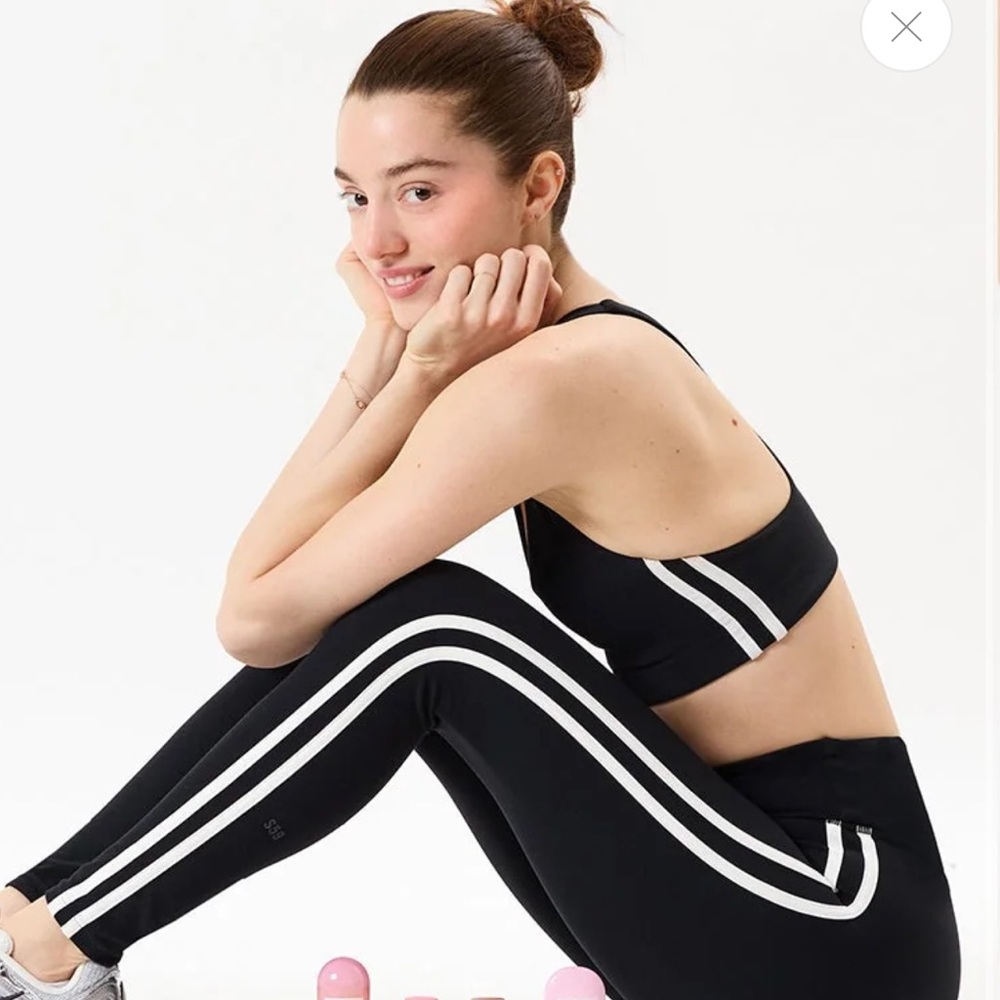Splits59 high waist air weight striped leggings